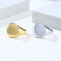 KINGS AND NOBILITY JEWELRY PINKY SIGNET RINGS FOR STYLISH GENTLEMEN ENGRAVABLE RING GIFT FOR HER AND HIM. 