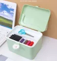 Empty Small First Aid Box High Quality Medicine Box Best For School, House And Office Medical Kit Home Portable Medical Boxes Transparent Plastic Medicine Pills Storage Box Organizer First Aid Kit Cosmetic Organizer Portable Kit. 