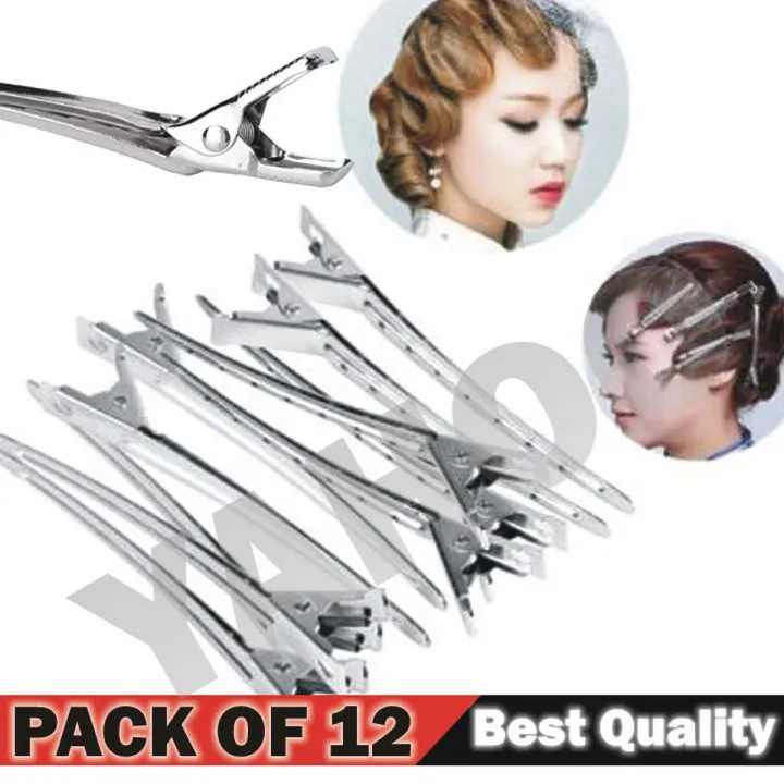 Pack%20of%2012%20Steel%20Section%20Clips%20Hair%20Salon%20Sectioning%20Clips%20For%20Women%20Duck%20Clips%20Hair%20Clip,%20Hair%20Accessory%20Set%20%20(Silver)%20-%20Image%206