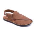 Peshawari By Bata Brown Peshawari Sandals For Men. 
