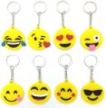 Funny Emoji Smile Stool Amusing Cartoon Keychain Cute Key Plastic. 