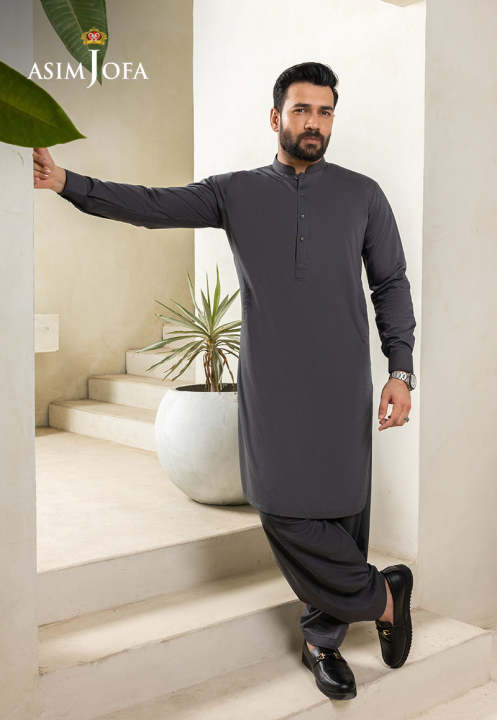 Asim%20Jofa%20Ajmsk-16%20Stitched%202%20Piece%20Suit%20For%20Men%20And%20Boys%20-%20Collection:%20Ethnic%20Rtw%20Collection%20-%20Image%202