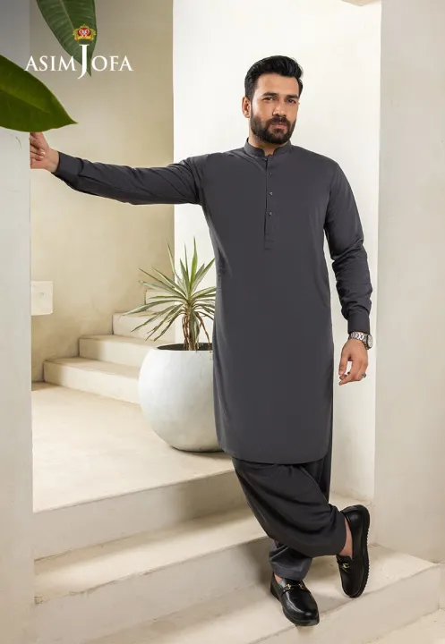 Asim%20Jofa%20Ajmsk-16%20Stitched%202%20Piece%20Suit%20For%20Men%20And%20Boys%20-%20Collection:%20Ethnic%20Rtw%20Collection%20-%20Image%202