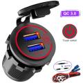 12v usb outlet-1 x Car Charger Adapter
1 x Wire with 10A fuse(Cable length 60CM)-Black. 