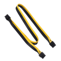 4X ATX CPU 8 Pin Male to Dual PCIe 8(6+2) Pin Male Power Adapter Cable for Only Modular Power Supply, 60cm+20cm. 