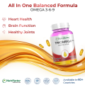 Nutrifactor TriOmega 3-6-9 - Fish Oil, Safflower Oil & Olive Oil with Vitamin E | Brain, Heart & Joint Health | Skin & Eye Support | Immune Booster | 60 Softgels. 