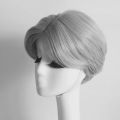 [ New ] Boy Wig   Korean Men's Wig Sheath   Handsome Curly Hair Type   Center-Parted Wig Headgear. 