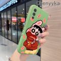 chenyyka For vivo V23 5G V23i 5G S12 5G Case Fashion Crayon Shin Chan Pattern Soft Phone Cases Thin Side Square Edge Casing Pattern Silicone Softcase Cover Shockproof Protection Cases. 