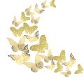 BUTTERFLY DECORATION STICKERS DIY WALL DECORATIONS NURSERY ROOM DECOR BUTTERFLY STICKS PACK OF 12 PCS. 