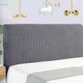 Bed Headboard Cover Dustproof Bed Backrest Gray. 