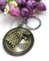 Game of Thrones Dire Wolf Metal Key chain. 