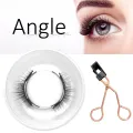 Quantum Magnetic Eyelash Soft Magnetic Lashes Natural Lazy Eyelashes With Clips Green Hand. 