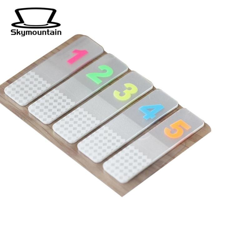 Skymountain 100 Pages Number Letter Symbol Sticker School Supplies Memo ...