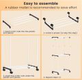360 Degree Rotating Garment Rack 4 different shape – Durable Metal Frame, Powder Coated Finish, with Wheels – Ideal for Home or Boutique. 