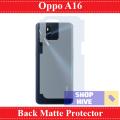 Oppo A16 Back Protector Matte Skin Sheet. 