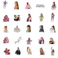 50pcs Waterproof Ariana Grande Graffiti stickers Suitcase Guitar Deco Stickers. 