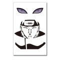 Naruto Sharingan Tattoo Stickers Anime Uchiha Itachi Figures Waterproof Temporary Tattoo Stickers Toys for Kids Christmas Gifts. 
