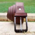 Export Quality Dark Brown Leather Belt. 