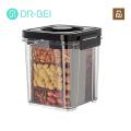 Vacuum Sealed Kitchen Container Stackable Bpa-free Food Storage Container Easy Air Extraction Wide-mouth Design Home Supplies Sealed Food Storage Container. 