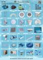 Pool System Flat Pool Square Main Drain Cover, Anti-Suction Safe Pool Drain Cover, Sturdy and Reliable Swimming Pools Accessories White,. 