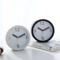 table clock creative personalized sound bedroom bedside small korean version mjk modern simple alarm clock static student digital clock round. 