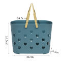 Portable Shower Caddy Tote Plastic Storage Basket with Handle Quick Dry Toiletry Box Capacity Box Organizer for Bathroom Kitchen. 