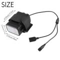 DIY 6X 18650 Battery Case Cover with 12V DC and USB Supply for LED. 