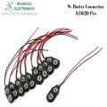 (Pack Of 10/20) 9V DC Battery Power Cable Jack Connector for Arduino New Long Wire. 