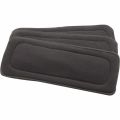 【Good-Love Store】[LilBit] Reusable Washable Bamboo Charcoal Inserts Boosters Liners Real Pocket Cloth Nappy Size:35*13.5cm. 