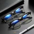 Eyeglasses Anti-radiation Replaceable Lens Computer Protection anti blue rad glasses/Half Metal glass for women. 