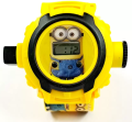 Minions Digital 24 Images Automatic Projector Toy Watch for Kids School Girls Disney Barbie Digital Wrist Watch. 