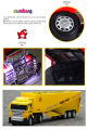 Children's High Speed 2.4G Container Truck Remote Control Rechargeable 1:32 Scale RC Semi Truck Trailer W/ Lights Remote Control Cargo Carrier Outdoor Play & Trucking Adventures Vehicle toy For Boys Kids Best For Gifting. 