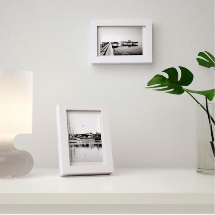IKEA Ribba Photo/Picture Frame White/Black (10 x 15 cm)