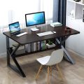 Modern Stable Computer Workstation Desk,Easy to Assemble Pc Laptop Study Table for Home Office,Wood Study Table. 