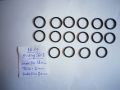 16 Pcs O-Ring 16X2 - Inner Dia:16mm X Thickness:2mm and Outer Diameter: 20mm ORing. 