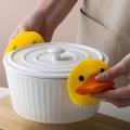 Duck shape Silicon pot holder Gloves Silicone Heat Resistant Gloves hot pot holders Non Stick Anti-slip Pot Bowel Holder Baking Oven Mitts best Kitchen tool. 