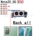 Full Set Main Back And Front Facing Periscope + Wide Camera Flex Cable For Samsung Galaxy Note 20 Note20 Ultra 5G. 