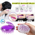 Silicone Shampoo Hair Wash Brush Hair scalp Massage Brush Head Anti Dandruff Haircare Massager Someday Silicone Comb Brush scalp Massager Bath. 
