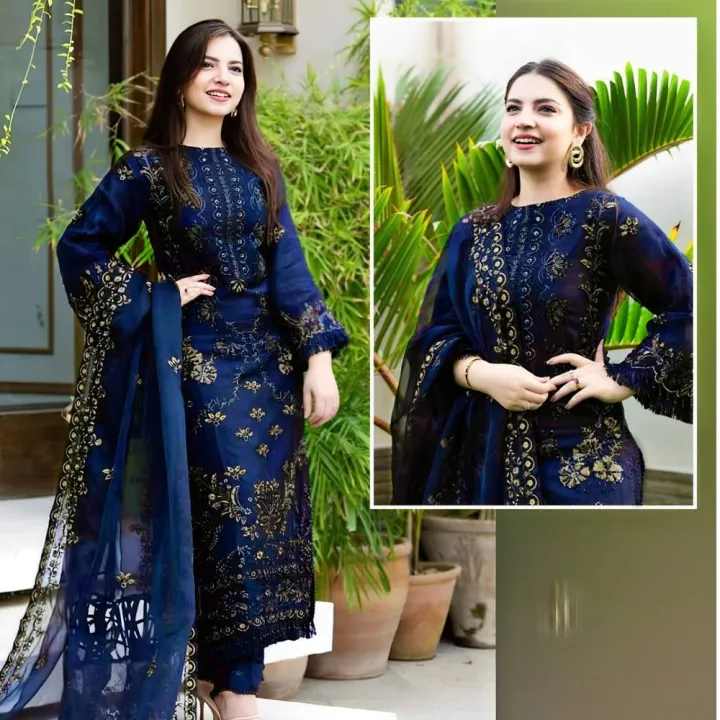 Black%20Women%20Crinkle%20Chiffon%20Embroidered%203Pec%20Black%20Dress%20Partywear%20(Unstitched)%20-%20Image%202