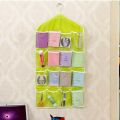 16 Pockets Wall Wardrobe Hanging Organizer Socks Underwear Sundries Sorting Storage Bags Space Saver Wardrobe Organizer Bag. 