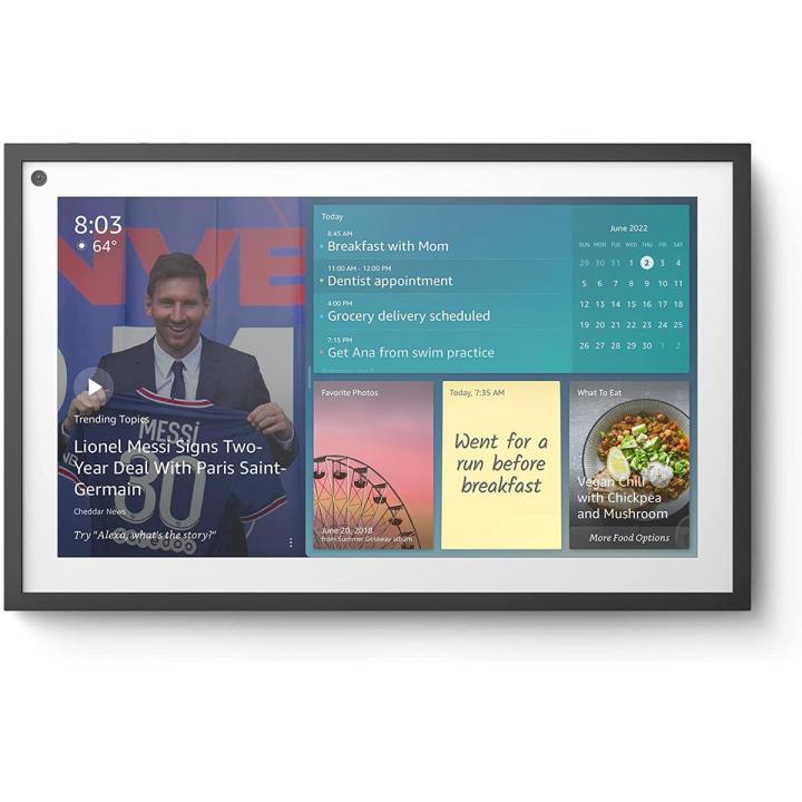 Amazon Echo Show 15, Full HD 15.6" smart display for family organization with Alexa