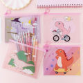 Kawaii Transparent Pencil Case DinosaurSchool Office Student Kids Pencil Cases Pen Box Pencil Funky Cute style. 