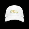 Customized Cap/white cap/with name or logo Customized Cap - Name Cap - Print your name - Gift Cap. 