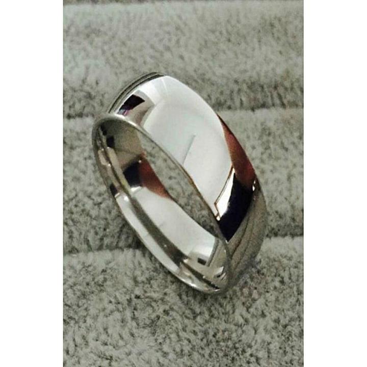 New Silver Stainless Steel Ring For Men And Women 
