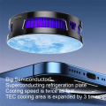 NAMUNY 15W High-Power AL19 Semiconductor Cooling Phone Cooler Radiator Freezing Cold Colorful LED Low Noise Temperature Display. 