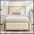 Super Delux Bed Single / Iron Bed / Single Bed /Different Colors are available /  Mughal Star steel Furniture. 