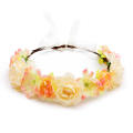 Women Hair Flower Crown Head Garland Wedding Hair Wreath Dried Flowers Corolla Garlands Floral Headband Headdress Hair Tiaras. 