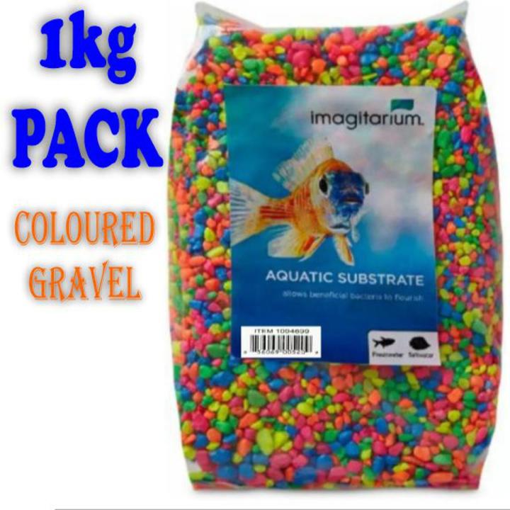 1KG Pack Rainbow Mix Aquarium Fish Tank Gravel Colour Stones Daraz.pk