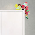 Christmas Door Decoration Seamless Santa Clause Frame Trinkets. 