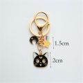 【HOT】 Cute Cat Sweet Key Chain Marinero Small Moon Kitten Anime Keychain Metal Pendant Girls Personality Bag Charm Jewelry Key Ring. 
